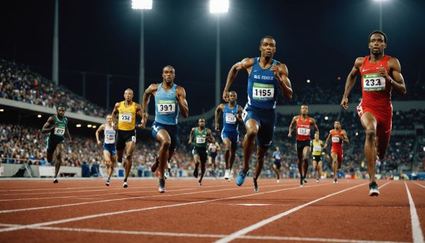 Les records du monde tombent lors des meetings d athlétisme pro
